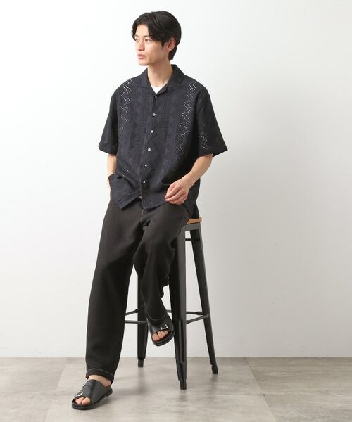 THE SHOP TK / ザ ショップ ティーケー シャツ・ブラウス | インド刺繍半袖シャツ　【親子リンク/洗濯機OK】 | 詳細7