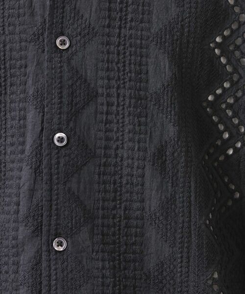 THE SHOP TK / ザ ショップ ティーケー シャツ・ブラウス | インド刺繍半袖シャツ　【親子リンク/洗濯機OK】 | 詳細8