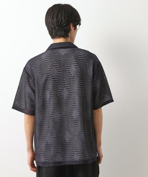 THE SHOP TK / ザ ショップ ティーケー シャツ・ブラウス | ダイヤ柄プリント半袖シャツ【洗濯機OK/オーバーサイズ】 | 詳細2