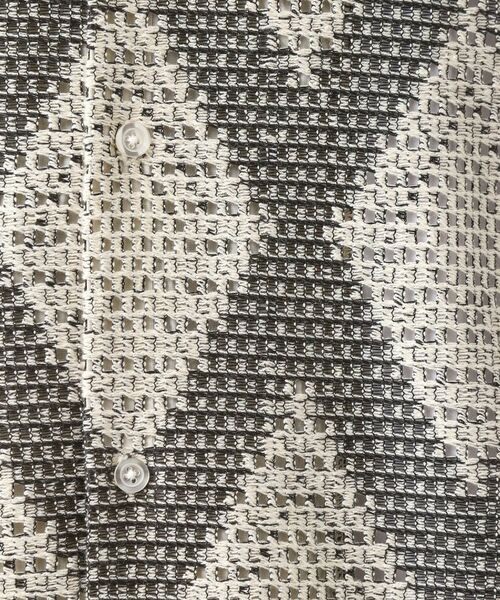 THE SHOP TK / ザ ショップ ティーケー シャツ・ブラウス | ダイヤ柄プリント半袖シャツ【洗濯機OK/オーバーサイズ】 | 詳細8