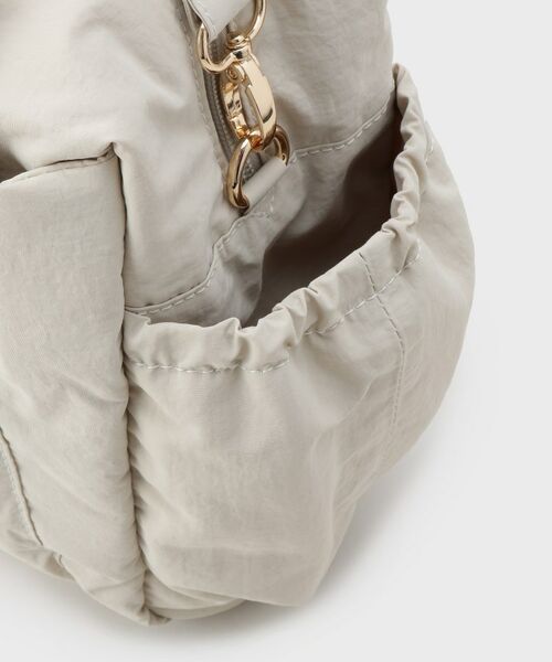 THE SHOP TK / ザ ショップ ティーケー ハンドバッグ | 【10ポケット/2WAY】ワッシャーナイロンバッグ | 詳細13