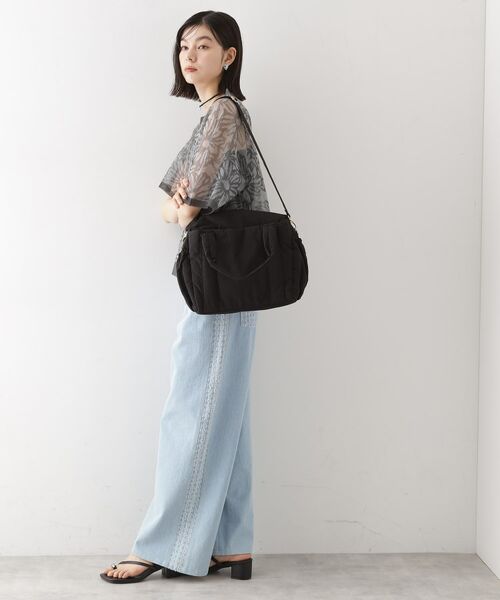 THE SHOP TK / ザ ショップ ティーケー ハンドバッグ | 【10ポケット/2WAY】ワッシャーナイロンバッグ | 詳細17