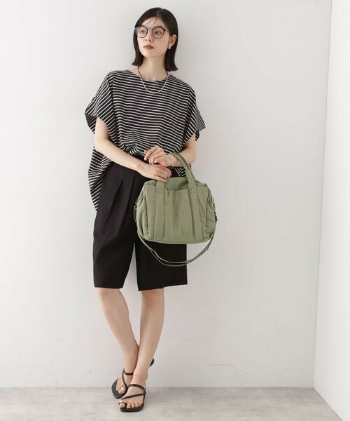 THE SHOP TK / ザ ショップ ティーケー ハンドバッグ | 【10ポケット/2WAY】ワッシャーナイロンバッグ | 詳細19