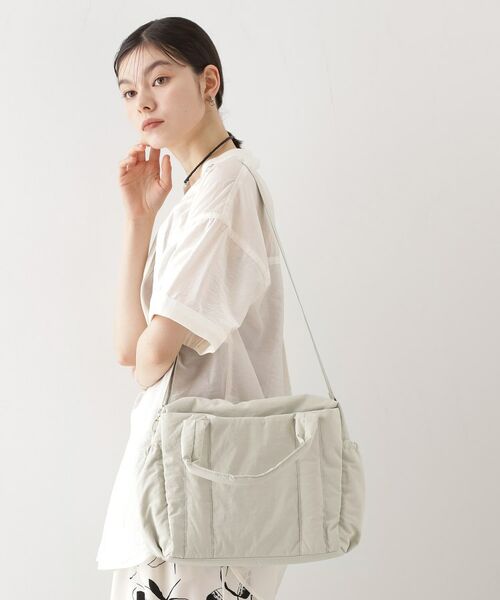 THE SHOP TK / ザ ショップ ティーケー ハンドバッグ | 【10ポケット/2WAY】ワッシャーナイロンバッグ | 詳細20