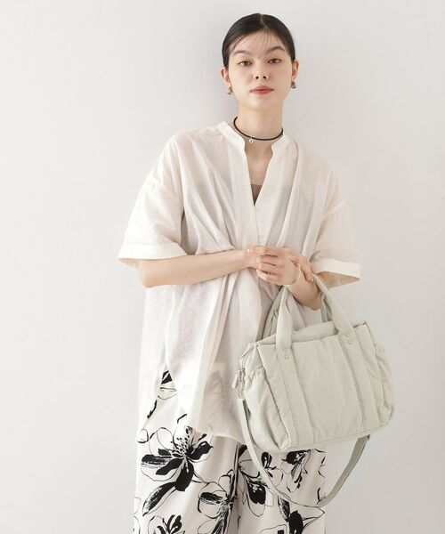 THE SHOP TK / ザ ショップ ティーケー ハンドバッグ | 【10ポケット/2WAY】ワッシャーナイロンバッグ | 詳細22