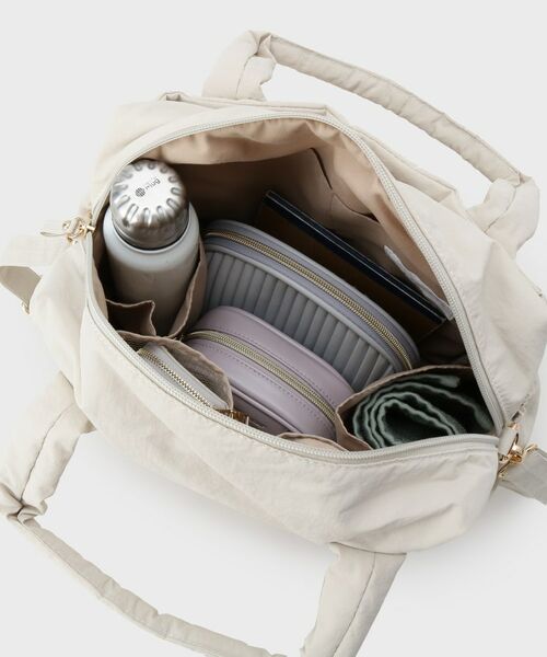 THE SHOP TK / ザ ショップ ティーケー ハンドバッグ | 【10ポケット/2WAY】ワッシャーナイロンバッグ | 詳細8