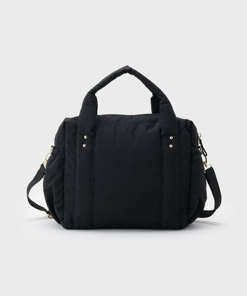 THE SHOP TK / ザ ショップ ティーケー ハンドバッグ | 【10ポケット/2WAY】ワッシャーナイロンバッグ(ブラック(019))