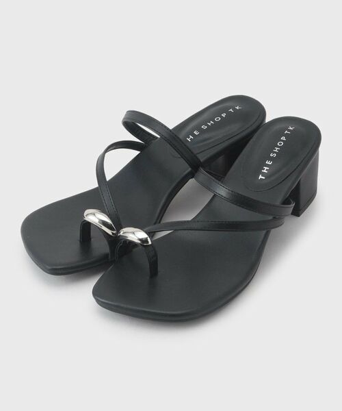 THE SHOP TK / ザ ショップ ティーケー パンプス | メタルトングサンダル | 詳細1