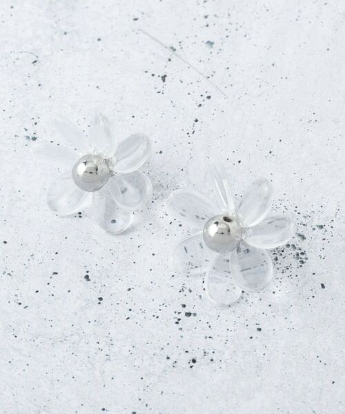 THE SHOP TK / ザ ショップ ティーケー ピアス・イヤリング | デイジークリアピアス | 詳細1