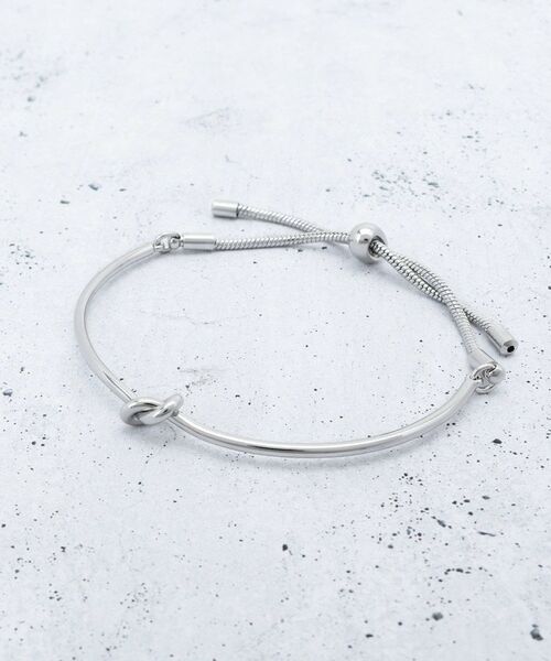 THE SHOP TK / ザ ショップ ティーケー ブレスレット・バングル | 細ノットスライドブレスレット | 詳細2
