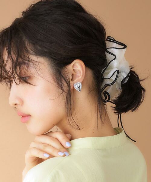 THE SHOP TK / ザ ショップ ティーケー ヘアアクセサリー | バイカラーシュシュ | 詳細2