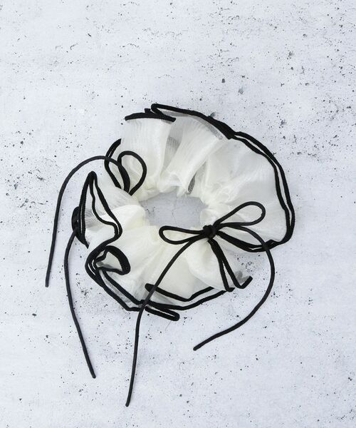 THE SHOP TK / ザ ショップ ティーケー ヘアアクセサリー | バイカラーシュシュ | 詳細3