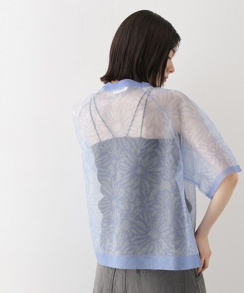 THE SHOP TK / ザ ショップ ティーケー ニット・セーター | カバーニットシアープルオーバー【洗える】 | 詳細10