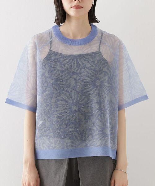 THE SHOP TK / ザ ショップ ティーケー ニット・セーター | カバーニットシアープルオーバー【洗える】 | 詳細13