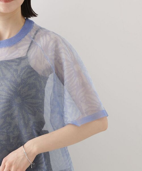 THE SHOP TK / ザ ショップ ティーケー ニット・セーター | カバーニットシアープルオーバー【洗える】 | 詳細17