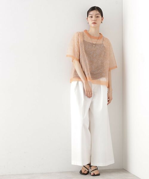 THE SHOP TK / ザ ショップ ティーケー ニット・セーター | カバーニットシアープルオーバー【洗える】 | 詳細7