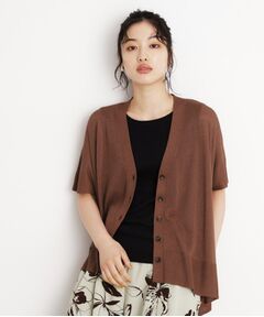 THE SHOP TK / ザ ショップ ティーケー ニット・セーター | ポンチョカーディガン【洗える/体型カバー】