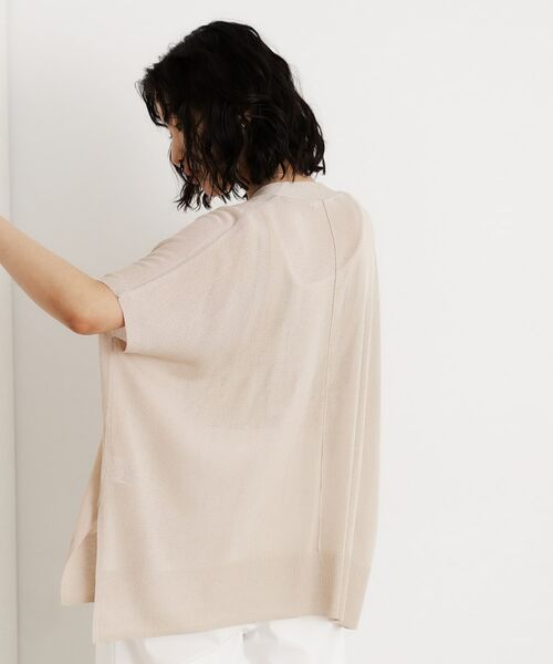 THE SHOP TK / ザ ショップ ティーケー ニット・セーター | ポンチョカーディガン【洗える/体型カバー】 | 詳細9