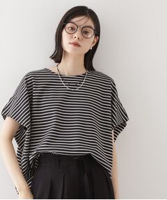 THE SHOP TK / ザ ショップ ティーケー カットソー | ポンチボリュームプルオーバー【体型カバー/洗える/シワになりにくい】