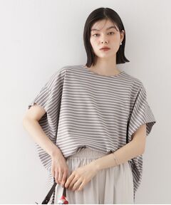 THE SHOP TK / ザ ショップ ティーケー カットソー | ポンチボリュームプルオーバー【体型カバー/洗える/シワになりにくい】