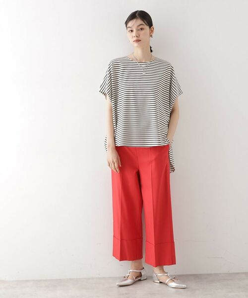 THE SHOP TK / ザ ショップ ティーケー カットソー | ポンチボリュームプルオーバー【体型カバー/洗える/シワになりにくい】 | 詳細3