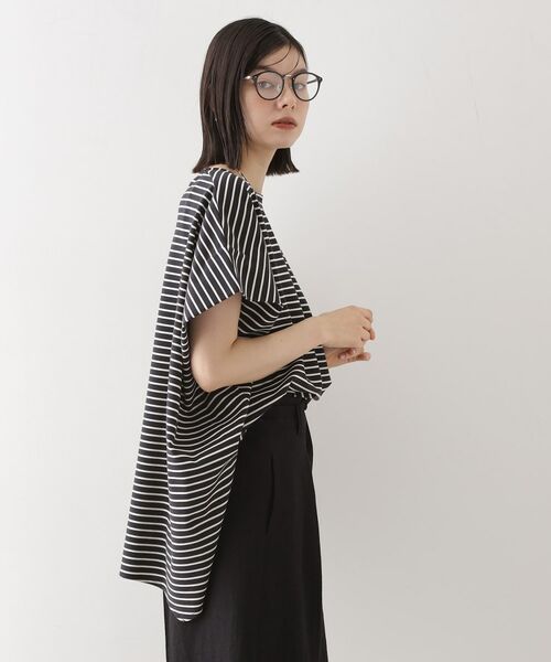 THE SHOP TK / ザ ショップ ティーケー カットソー | ポンチボリュームプルオーバー【体型カバー/洗える/シワになりにくい】 | 詳細5