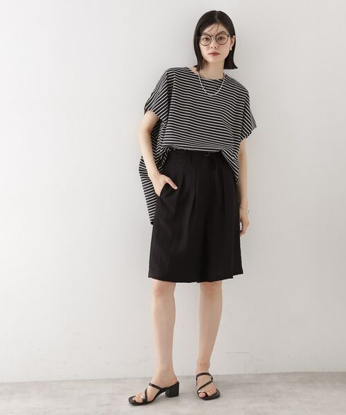 THE SHOP TK / ザ ショップ ティーケー カットソー | ポンチボリュームプルオーバー【体型カバー/洗える/シワになりにくい】 | 詳細7