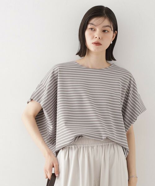 THE SHOP TK / ザ ショップ ティーケー カットソー | ポンチボリュームプルオーバー【体型カバー/洗える/シワになりにくい】 | 詳細9