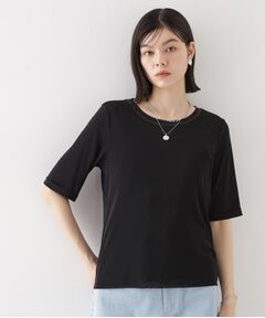 THE SHOP TK / ザ ショップ ティーケー カットソー | シアーチュールプルオーバー【洗濯機OK】