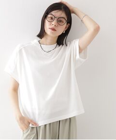 THE SHOP TK / ザ ショップ ティーケー カットソー | フレンチ袖プルオーバー【毛玉になりにくい/接触冷感/UV/洗濯機OK】