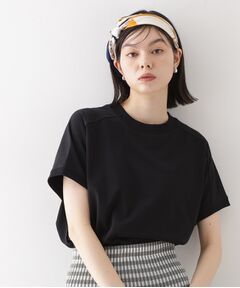 THE SHOP TK / ザ ショップ ティーケー カットソー | フレンチ袖プルオーバー【毛玉になりにくい/接触冷感/UV/洗濯機OK】