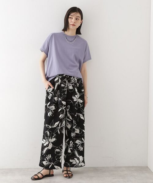 THE SHOP TK / ザ ショップ ティーケー カットソー | フレンチ袖プルオーバー【毛玉になりにくい/接触冷感/UV/洗濯機OK】 | 詳細14