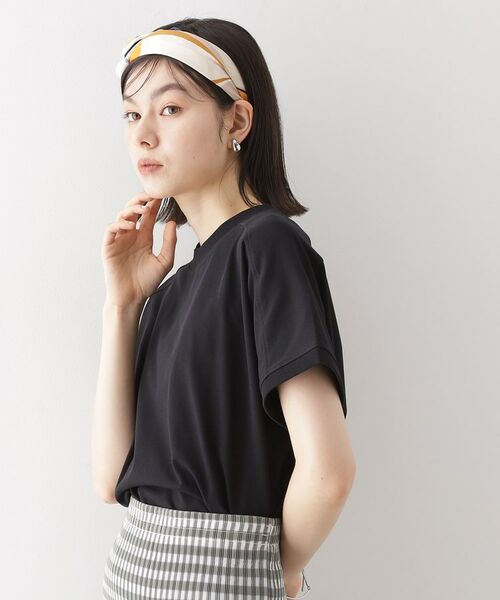 THE SHOP TK / ザ ショップ ティーケー カットソー | フレンチ袖プルオーバー【毛玉になりにくい/接触冷感/UV/洗濯機OK】 | 詳細5