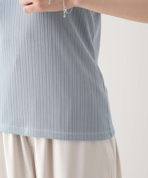THE SHOP TK / ザ ショップ ティーケー キャミソール・チューブトップ | ランダムリブシアータンク【洗える】 | 詳細19