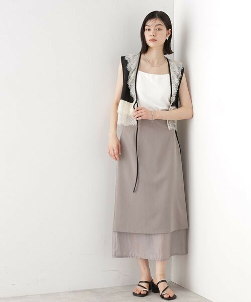 THE SHOP TK / ザ ショップ ティーケー キャミソール・チューブトップ | カップ付きキャミ【洗える】 | 詳細3