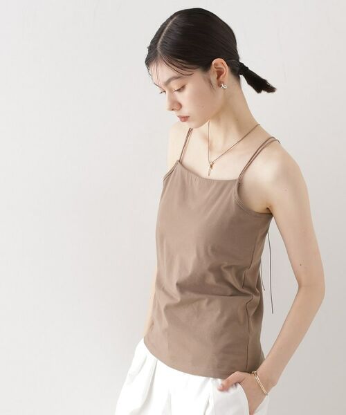 THE SHOP TK / ザ ショップ ティーケー キャミソール・チューブトップ | カップ付きキャミ【洗える】 | 詳細9