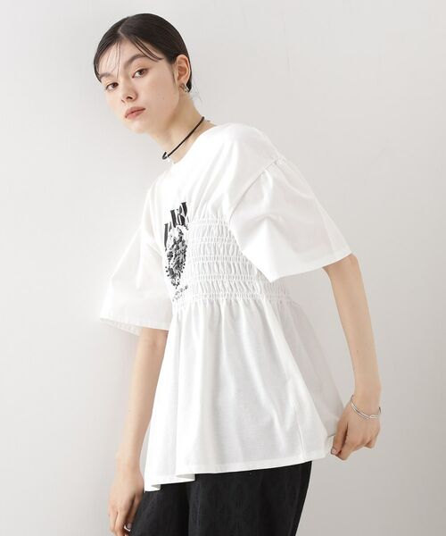 THE SHOP TK / ザ ショップ ティーケー カットソー | ロゴシャーリングプルオーバー【親子リンク/洗濯機OK】 | 詳細1