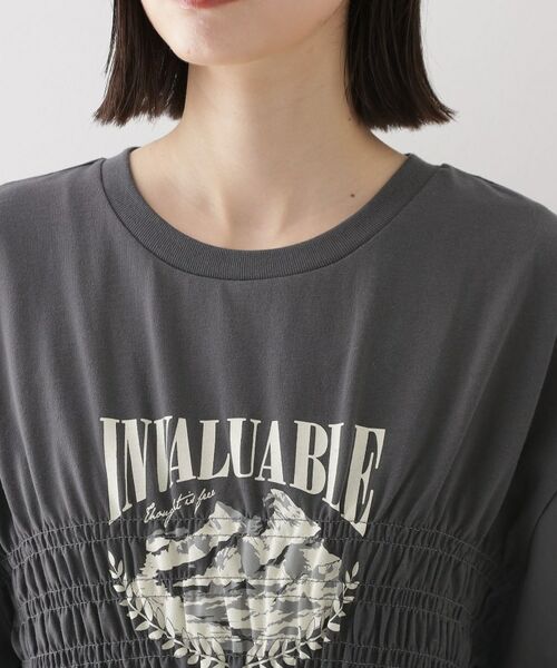 THE SHOP TK / ザ ショップ ティーケー カットソー | ロゴシャーリングプルオーバー【親子リンク/洗濯機OK】 | 詳細12