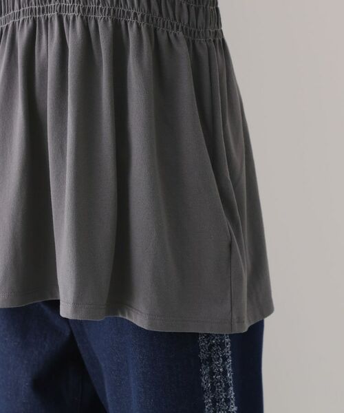 THE SHOP TK / ザ ショップ ティーケー カットソー | ロゴシャーリングプルオーバー【親子リンク/洗濯機OK】 | 詳細15