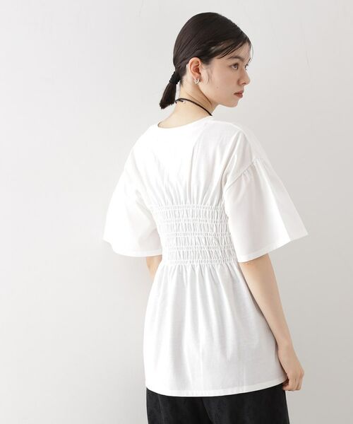 THE SHOP TK / ザ ショップ ティーケー カットソー | ロゴシャーリングプルオーバー【親子リンク/洗濯機OK】 | 詳細2