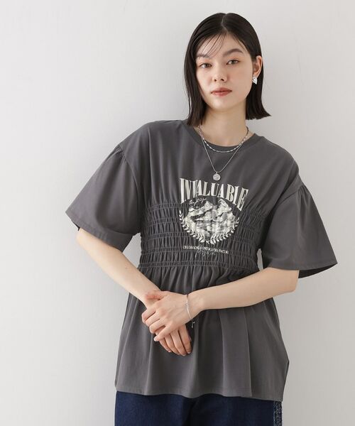 THE SHOP TK / ザ ショップ ティーケー カットソー | ロゴシャーリングプルオーバー【親子リンク/洗濯機OK】 | 詳細5