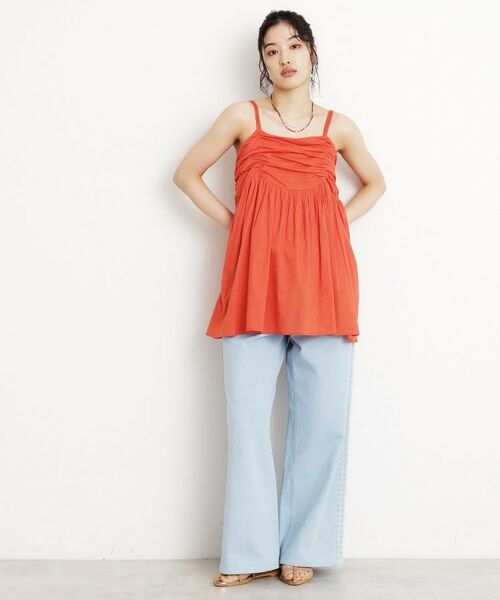 THE SHOP TK / ザ ショップ ティーケー チュニック | ギャザーチュニック【洗える】 | 詳細11