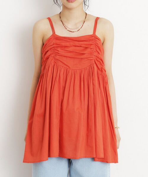 THE SHOP TK / ザ ショップ ティーケー チュニック | ギャザーチュニック【洗える】 | 詳細13