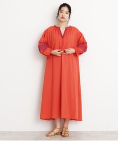 THE SHOP TK / ザ ショップ ティーケー ロング・マキシ丈ワンピース | 刺繍ワンピース【洗濯機OK】