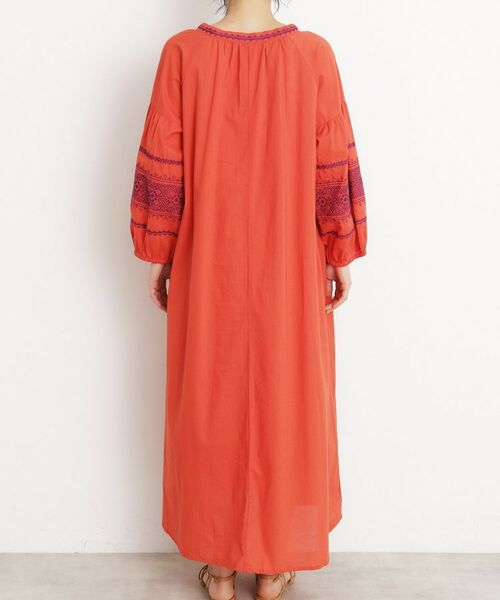 THE SHOP TK / ザ ショップ ティーケー ロング・マキシ丈ワンピース | 刺繍ワンピース【洗濯機OK】 | 詳細11