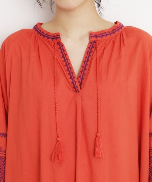 THE SHOP TK / ザ ショップ ティーケー ロング・マキシ丈ワンピース | 刺繍ワンピース【洗濯機OK】 | 詳細12