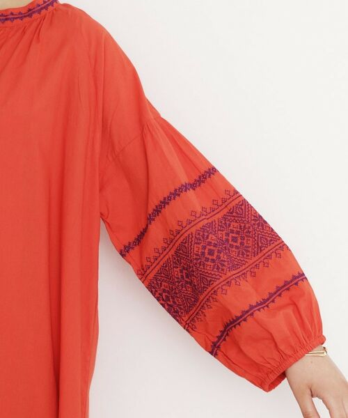 THE SHOP TK / ザ ショップ ティーケー ロング・マキシ丈ワンピース | 刺繍ワンピース【洗濯機OK】 | 詳細13