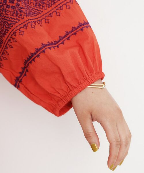 THE SHOP TK / ザ ショップ ティーケー ロング・マキシ丈ワンピース | 刺繍ワンピース【洗濯機OK】 | 詳細14