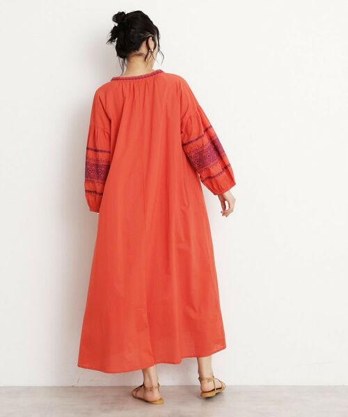 THE SHOP TK / ザ ショップ ティーケー ロング・マキシ丈ワンピース | 刺繍ワンピース【洗濯機OK】 | 詳細7