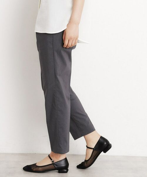 THE SHOP TK / ザ ショップ ティーケー ショート・ハーフ・半端丈パンツ | 【XS-XLサイズ/美シルエット】ハイパーストレッチテーパードパンツ/接触冷感/洗える | 詳細1